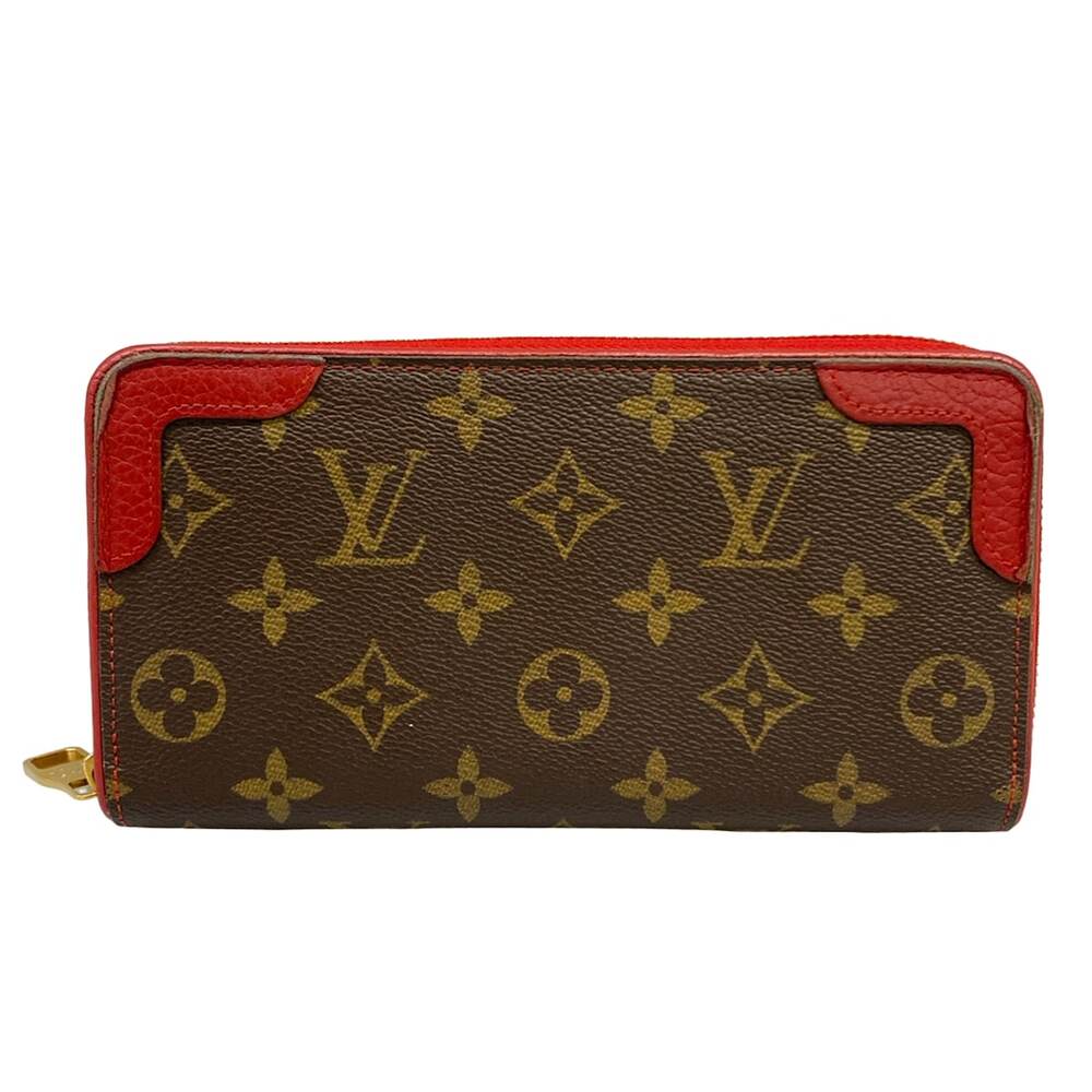 Louis Vuitton Zippy Wallet Retiro Monogram Long Wallet M61854 Monogram Canvas